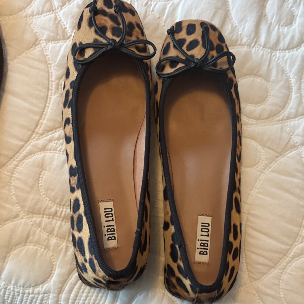 Bibi Lou Leopard Print Heels